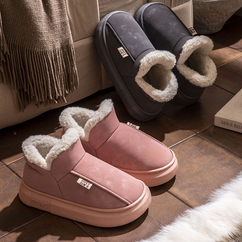 Men'S Fashion Houses - Kışlık Erkek Ayakkabıları Kışlık Kısa Peluş