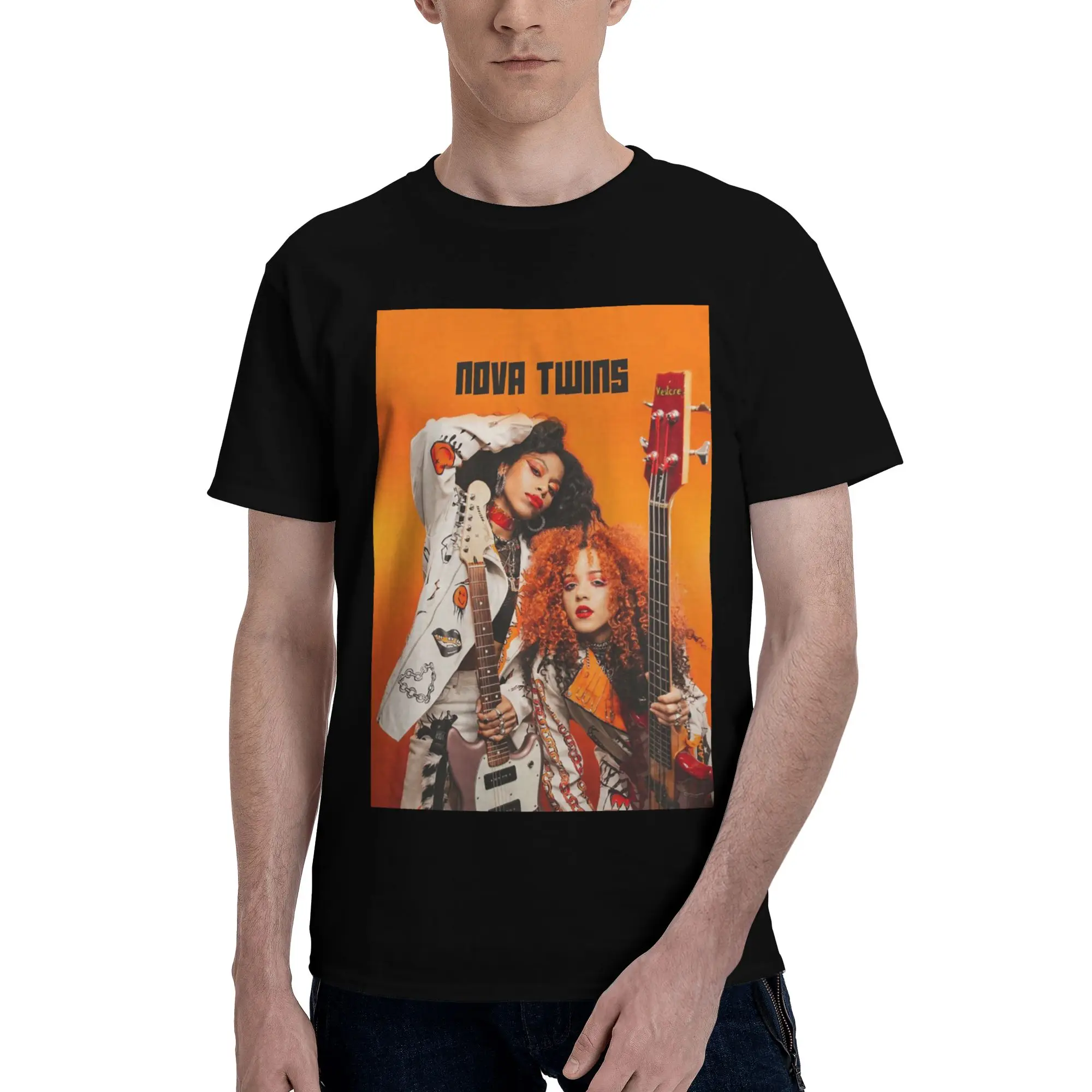 Men'S Fashion Nova Shirts - Nova Twins %100 Pamuklu Tişört Erkek