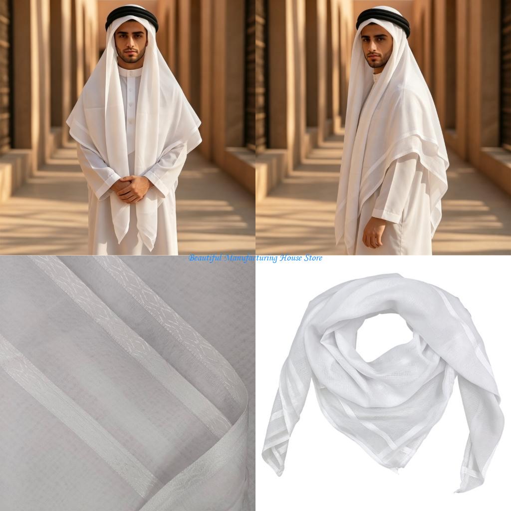 Men'S Fashion Everyday - E56A Vual Arap Eşarp Başörtüsü Headwrap