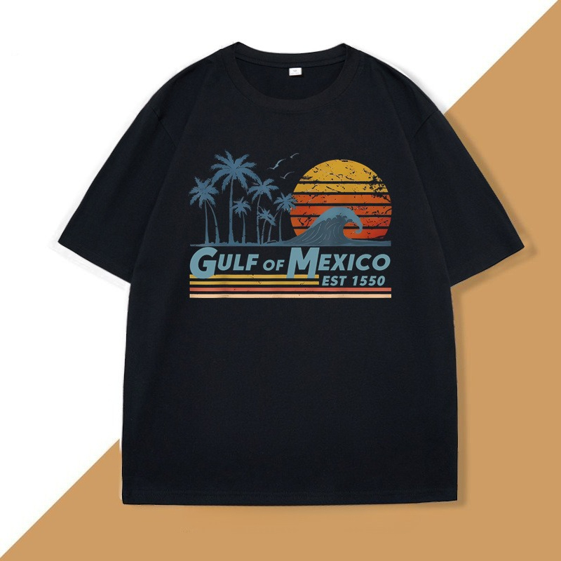 Mens Fashion Mexico - Meksika Körfezi T-shirt Erkek Kadın Körfez