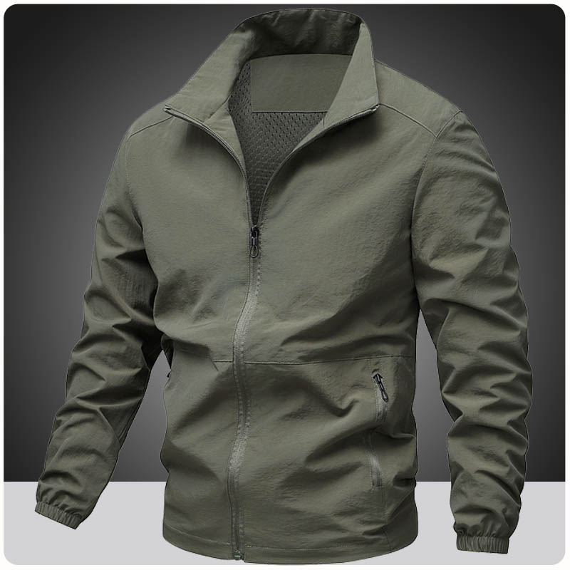 Mens Fashion Bomber Jacket - Bahar Hafif kolej ceketi Erkekler Yaz