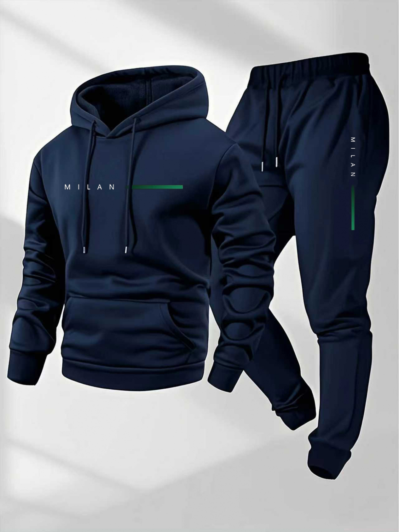 Track Suit Men - Unisex Kapüşonlu Üst ve Eşofman Altı