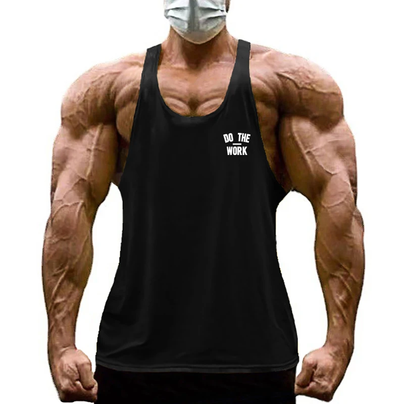 Muscle Tee Workout - Erkek Pamuk Kolsuz Tees Spor Salonu