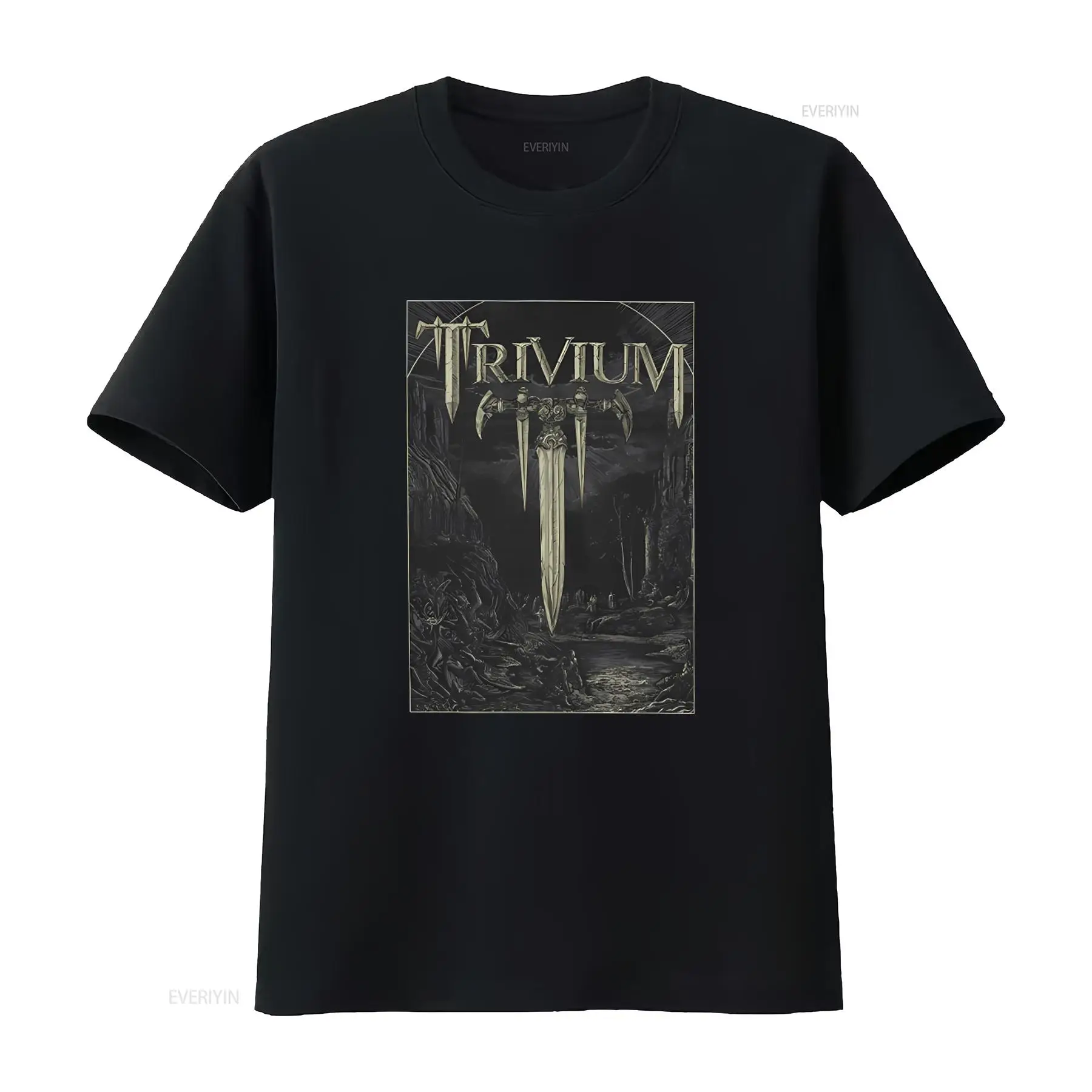 Xl Men'S Fashion - Trivium Battle Metal Band Resmi Tişört