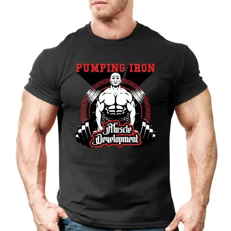 Muscle Tee Workout - Pumping Iron Kas Geliştirme Tişörtü Spor