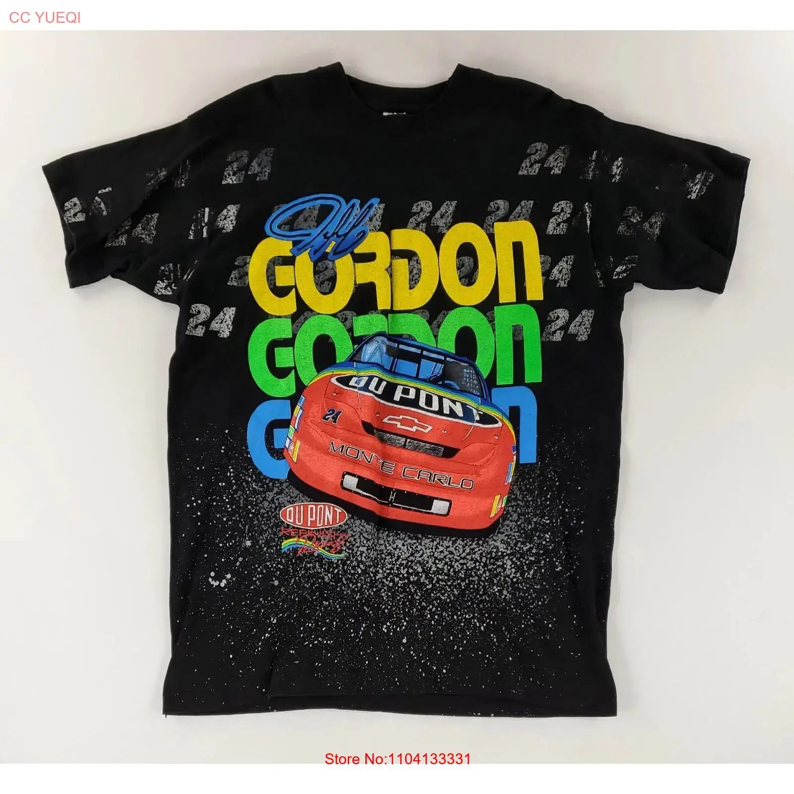 Xl Men'S Fashion - Jeff Gordon Tişörtü VTG 90'lar AOP