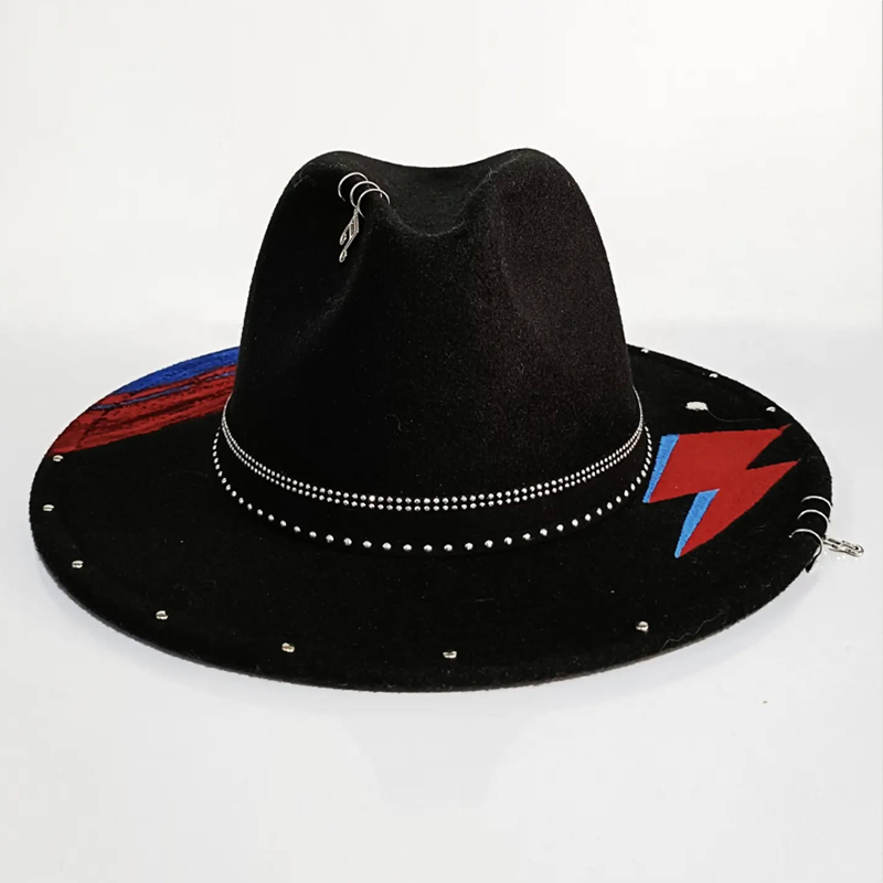 Mens Fashion Bucket Hat - El-dikili fötr şapka caz şapka erkek