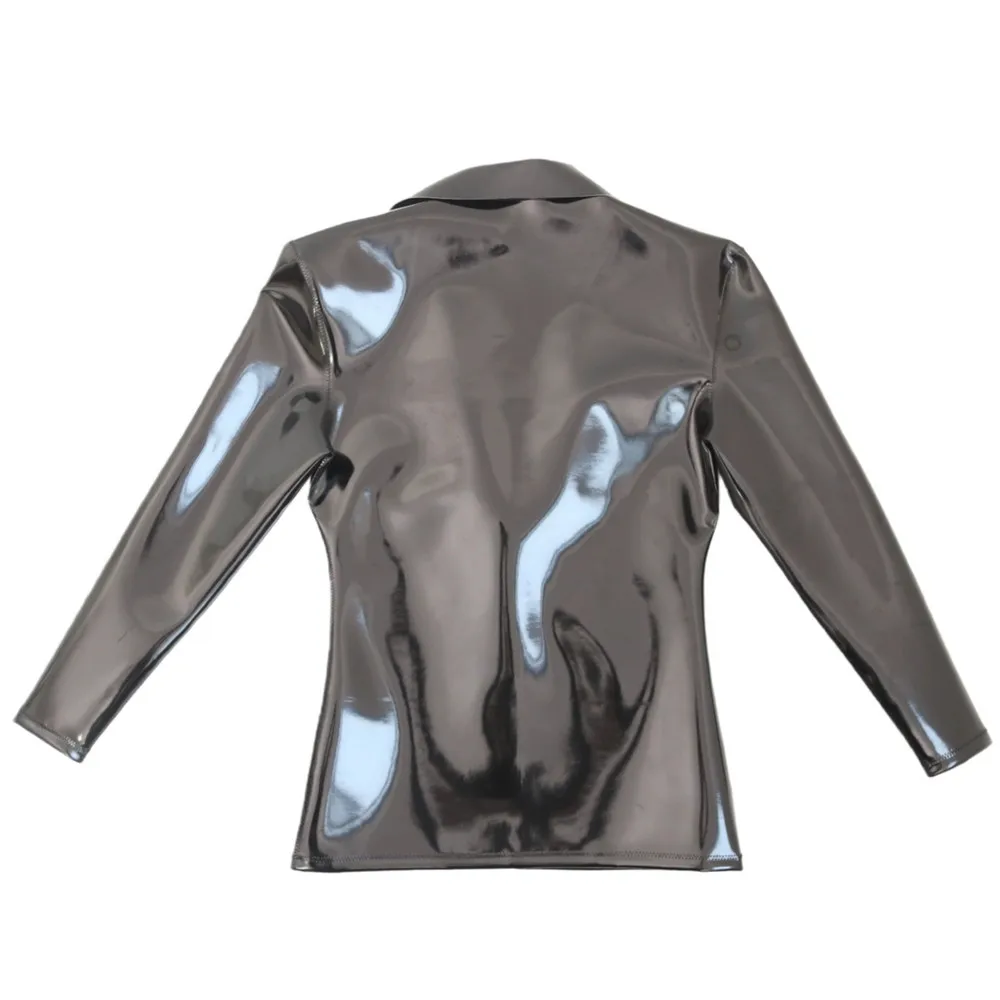 Men'S Fashion V Neck T Shirts - Erkek Uzun Kollu Tişörtler Moda PVC