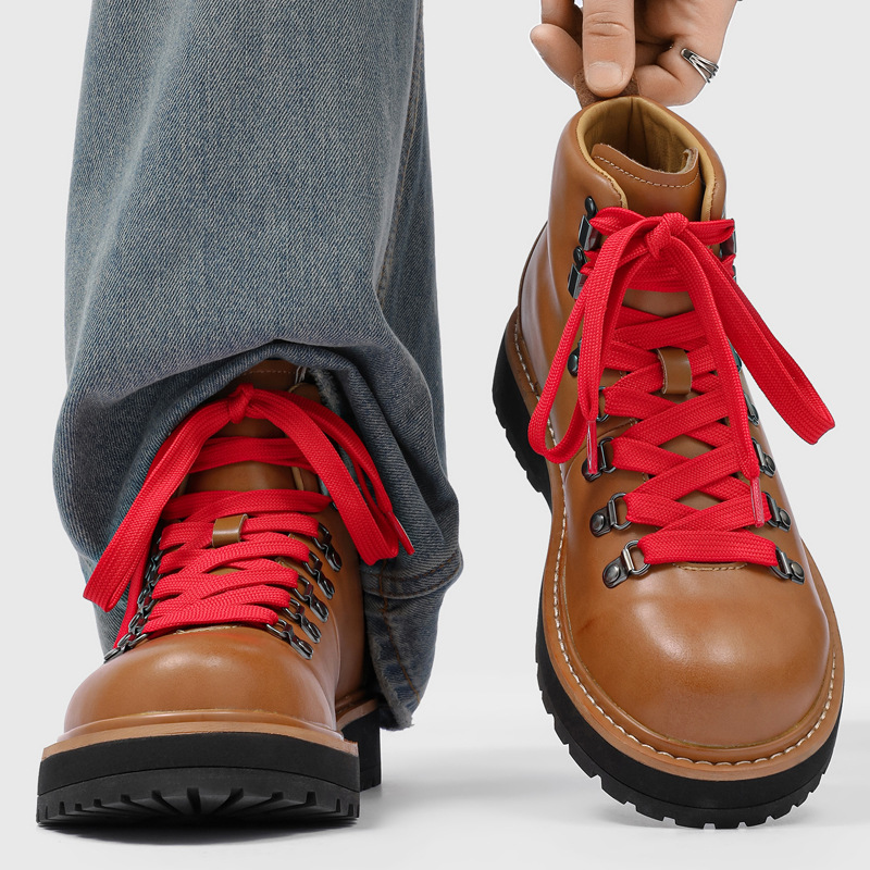Mens Fashion Workwear - Yeni Sezon Erkek Derby Ayakkabıları Kalın