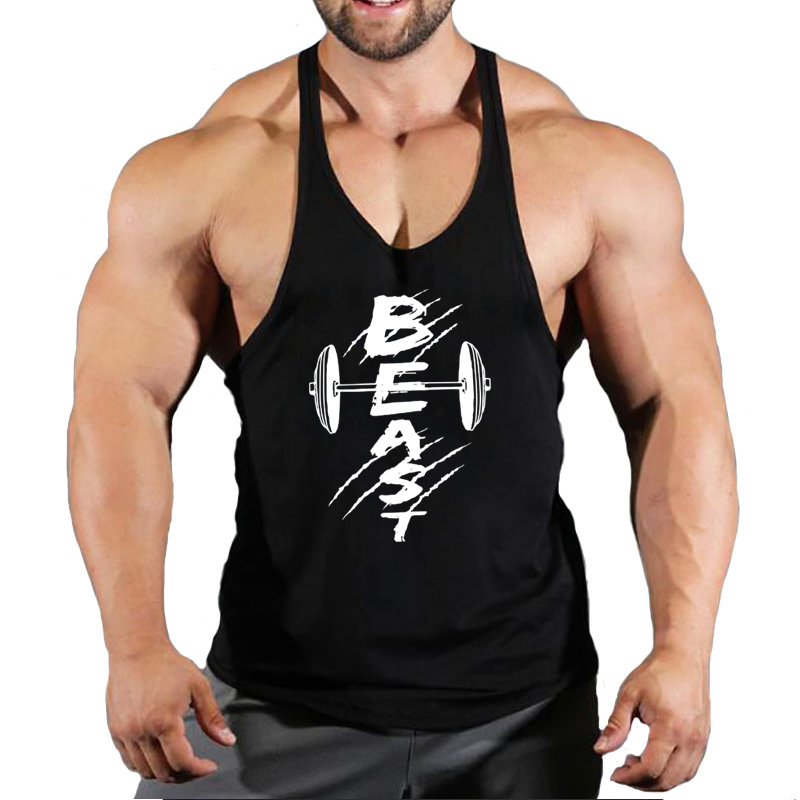 Muscle Tee Workout - Yaz marka spor kolsuz bluz erkek