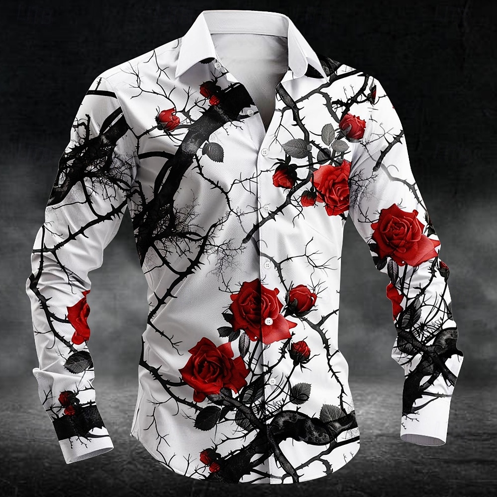 Men'S Fashion Essentials - Moda erik çiçeği desen 3d Baskı