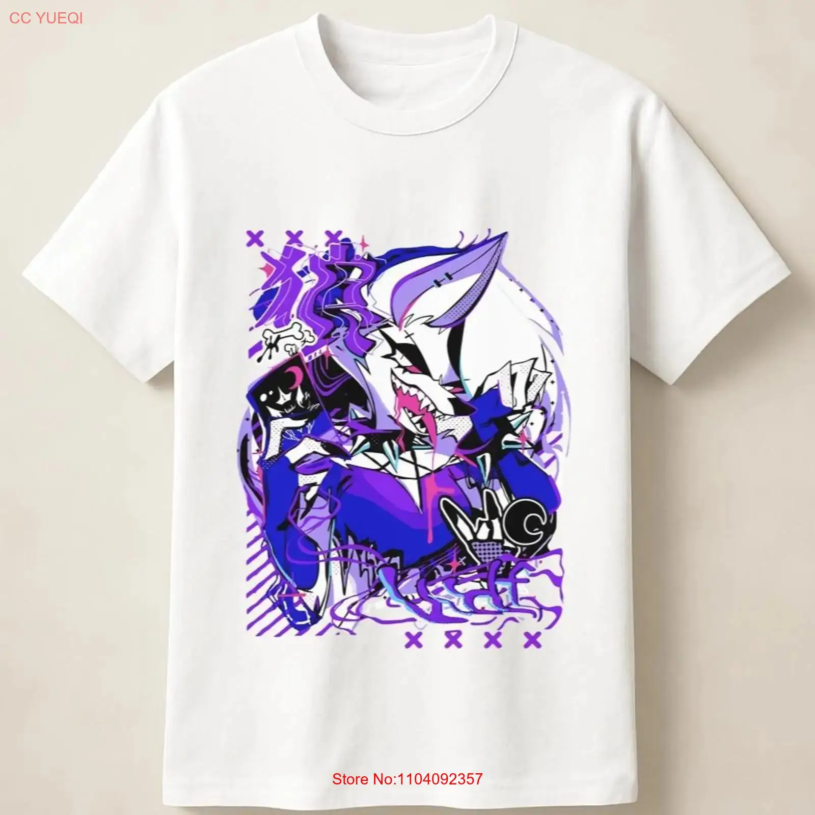 Mor Anime Kurt Grafiti Posteri - Men'S Fashion Everyday incelemesi ve fiyatı