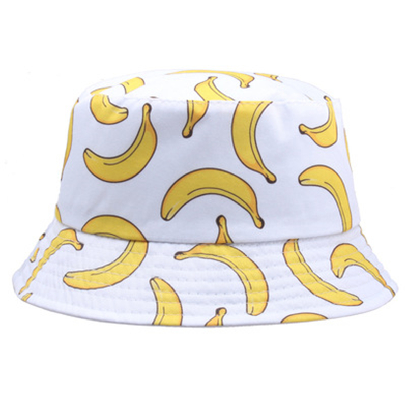 Yaz bahar İnce gölge muz baskı - Mens Fashion Bucket Hat incelemesi ve fiyatı