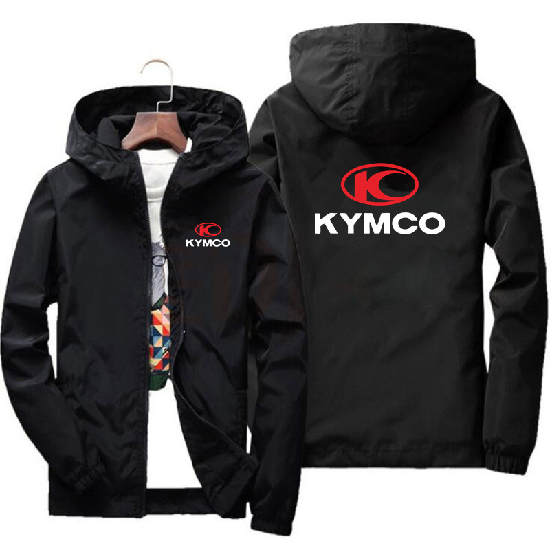 Bahar yaz KYMCO bombacı ceket  - Mens Fashion Bomber Jacket incelemesi ve fiyatı