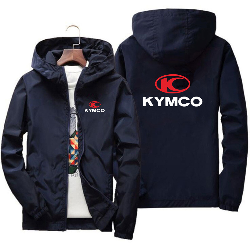 Bahar yaz KYMCO bombacı ceket  - Mens Fashion Bomber Jacket incelemesi ve fiyatı