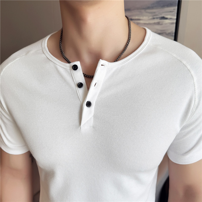 Erkek Slim Fit Henley Tişört - - Muscle Tee Workout incelemesi ve fiyatı