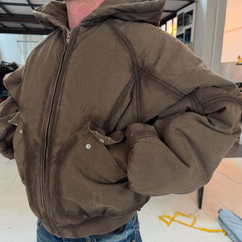 Erkekler İçin Büyük Beden Yıka - Mens Fashion Bomber Jacket incelemesi ve fiyatı