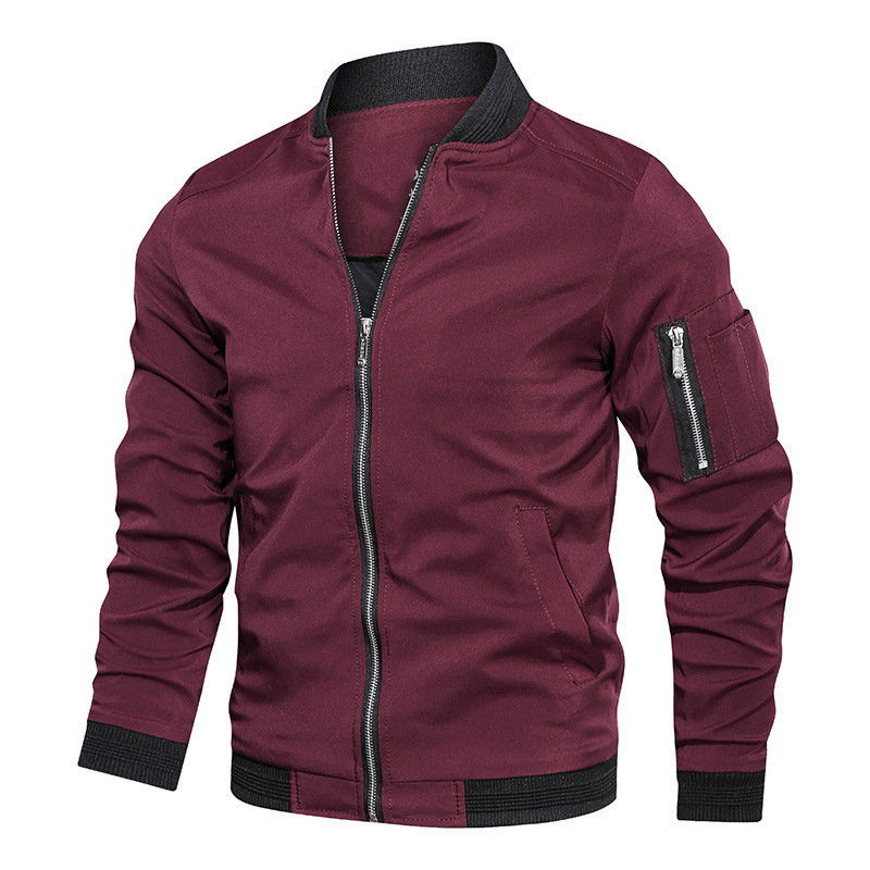 İlkbahar Sonbahar Erkek Rüzgar - Mens Fashion Bomber Jacket incelemesi ve fiyatı