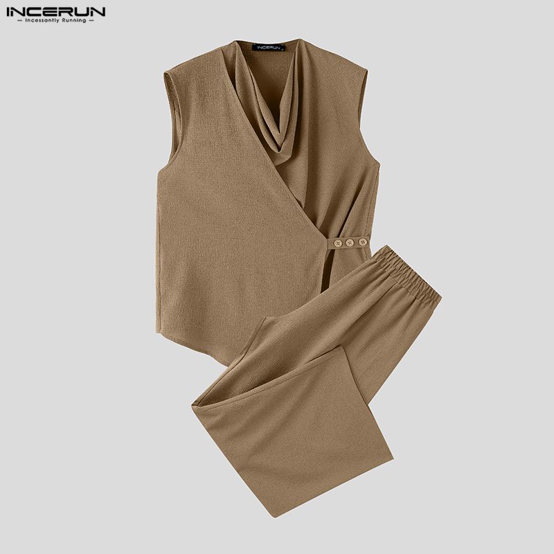 INCERUN Erkek Setleri Düz Renk - Track Suit Men incelemesi ve fiyatı