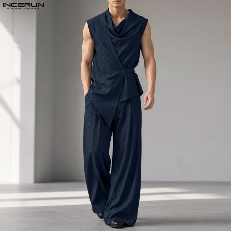 INCERUN Erkek Setleri Düz Renk - Track Suit Men incelemesi ve fiyatı
