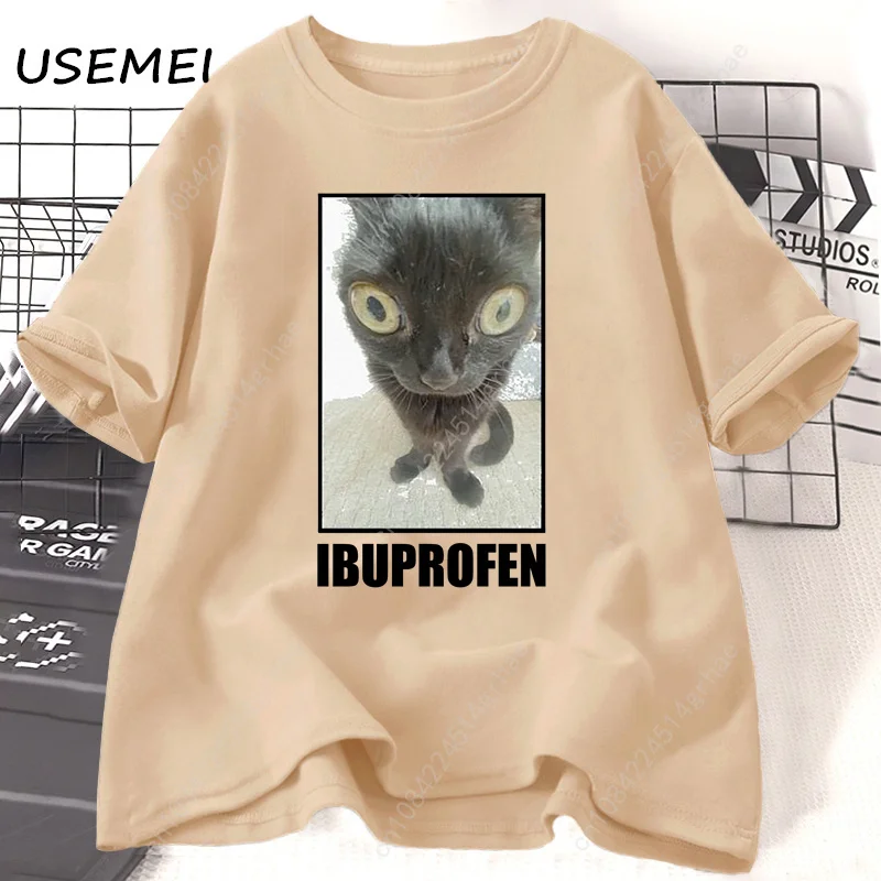 Komik Kedi Ibuprofen Grafik T  - Men'S Fashion V Neck T Shirts incelemesi ve fiyatı