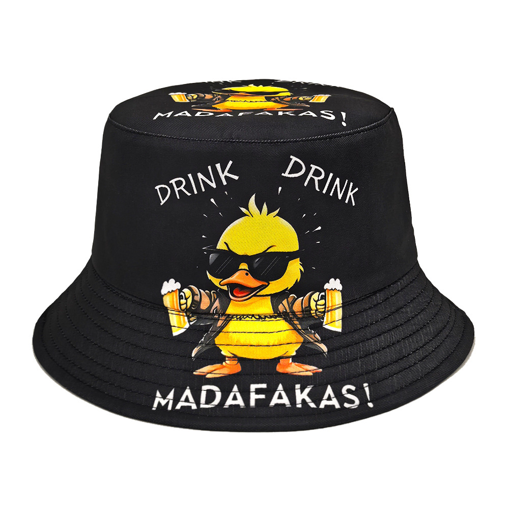 Komik Ördek Baskı Panama Yaz G - Mens Fashion Bucket Hat incelemesi ve fiyatı