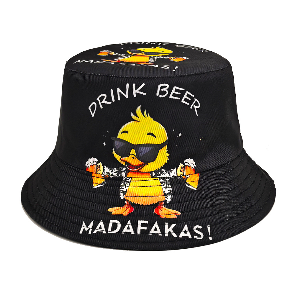 Komik Ördek Baskı Panama Yaz G - Mens Fashion Bucket Hat incelemesi ve fiyatı