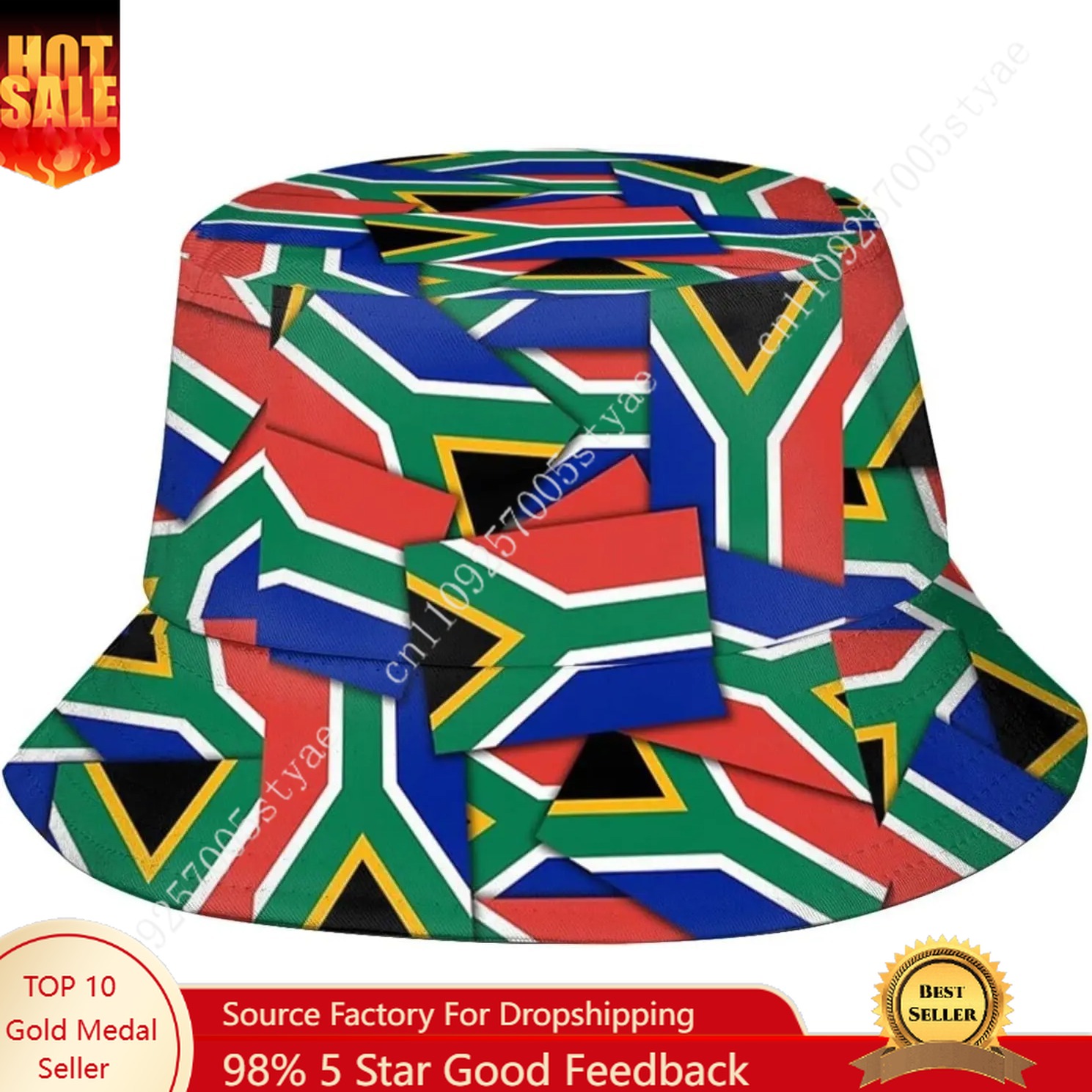 Güney Afrika Bayraklı Kova Şap - Mens Fashion Bucket Hat incelemesi ve fiyatı