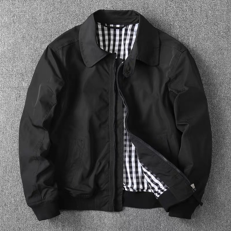 Bahar rahat katı moda ince bom - Mens Fashion Bomber Jacket incelemesi ve fiyatı