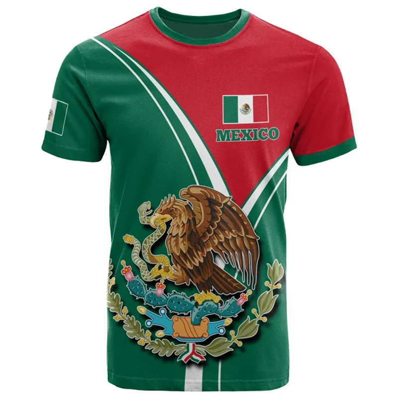 Meksika ulusal bayrak T shirt  - Mens Fashion Mexico incelemesi ve fiyatı