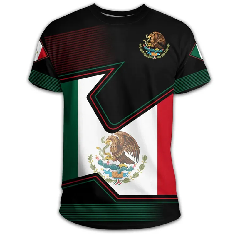 Meksika ulusal bayrak T shirt  - Mens Fashion Mexico incelemesi ve fiyatı
