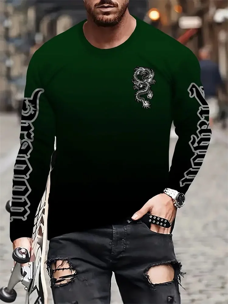 Basit Longteng Baskılı Sonbaha - Men'S Fashion Everyday incelemesi ve fiyatı